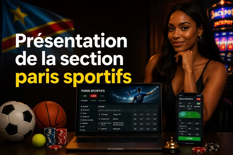 Présentation de la section paris sportifs