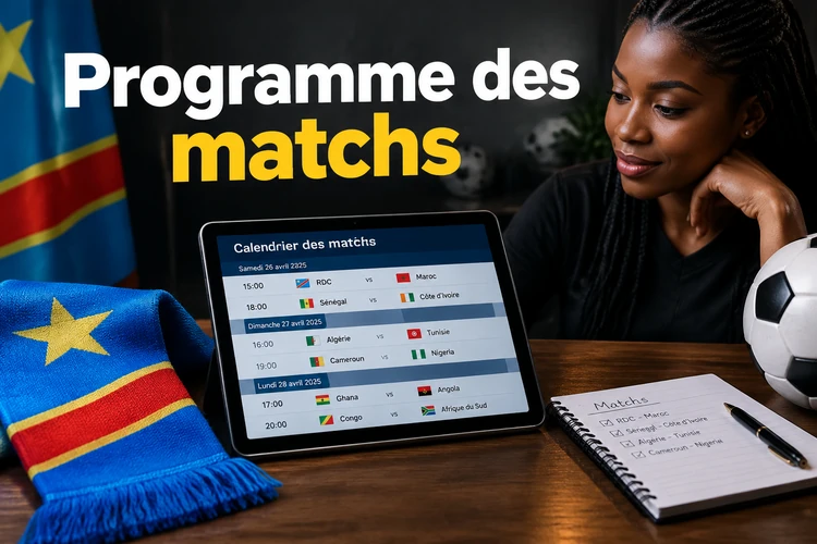 Programme des matchs