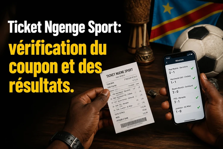Ticket Ngenge Sport : vérification du coupon et des résultats