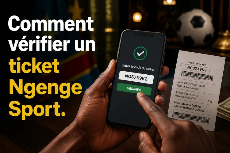 Comment vérifier un ticket Ngenge Sport